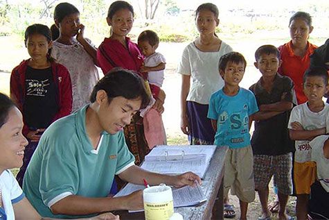 Clinicians helping civilians